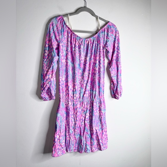 Lilly Pulitzer Lana Skort Romper - Pink Sorbet High Altitude - Picture 3 of 10